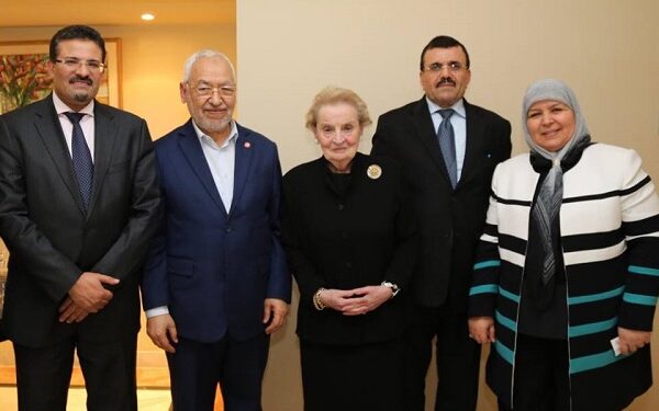 Madeleine Albright exprime à Ghannouchi « son admiration pour l'expérience tunisienne »