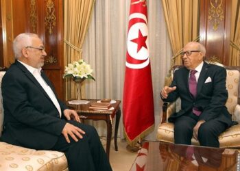 R. Ghannouchi, H. Hamdi et B. Remili en consultation chez Beji Caid Essebsi