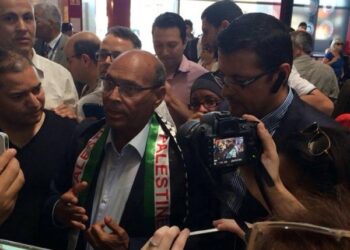 Moncef Marzouki lib&eacute;r&eacute; par les autorit&eacute;s isra&eacute;liennes et expuls&eacute; vers Paris