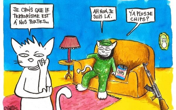 Le terrorisme en Tunisie caricatur&eacute; par Willis FromTunis