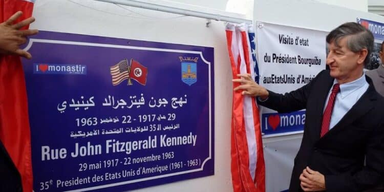 John Fitzgerald Kennedy a d&eacute;sormais une rue &agrave; son nom &agrave; Monastir