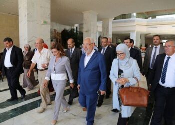 Rached Ghannouchi et les cadres d'Ennahdha &agrave; l'Imperial Marhaba d'El Kantaoui