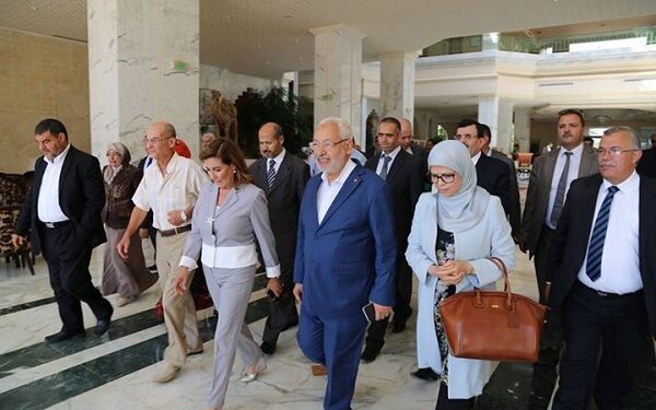 Rached Ghannouchi et les cadres d'Ennahdha &agrave; l'Imperial Marhaba d'El Kantaoui