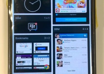 BlackBerry Venice : Des clichés du premier smartphone Android
