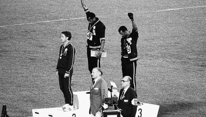 L'homme blanc qui ne lève pas le poing... Le héros oublié des JO de Mexico