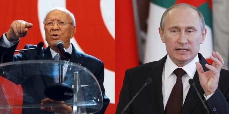 Vladimir Poutine en visite d'Etat en Tunisie ; Beji Caid Essebsi bientôt à Moscou