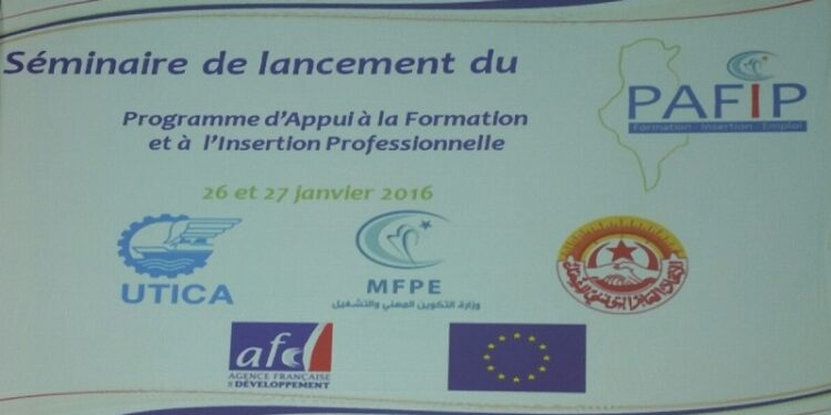 Lancement du programme d'appui à la formation et à l'insertion professionnelle