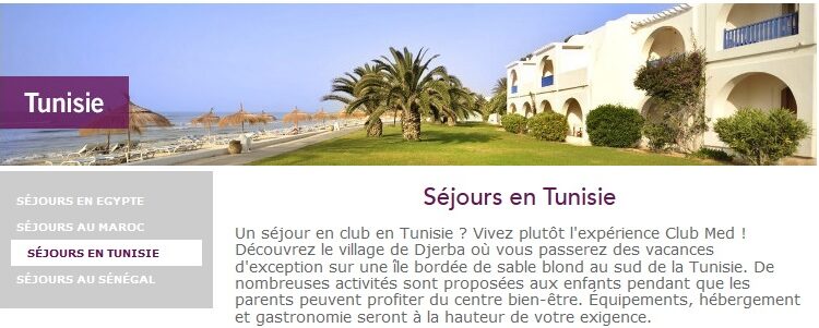 Tourisme : Club Med de retour en Tunisie &agrave; partir de juin 2016