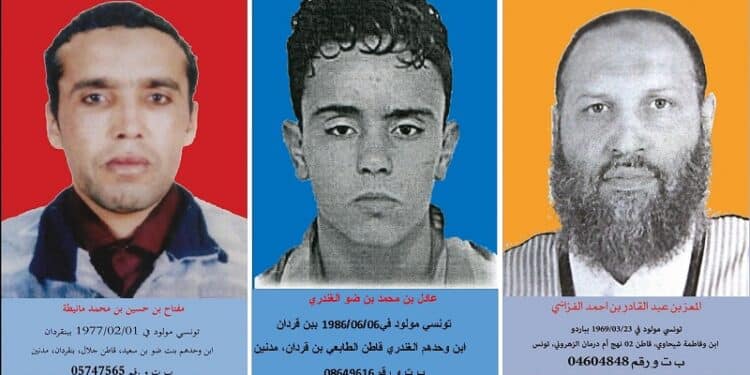 Tunisie : Avis de recherche lanc&eacute; contre trois terroristes