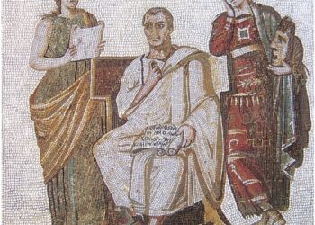 Virgile et les deux muses : "Musas mihi causas memora"...