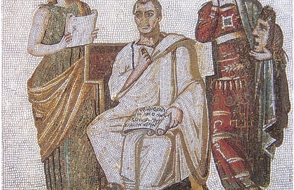 Virgile et les deux muses : "Musas mihi causas memora"...