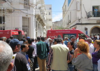 Tunis : L'effondrement d'un toit fait quatre bless&eacute;s [Photos & Vid&eacute;os]