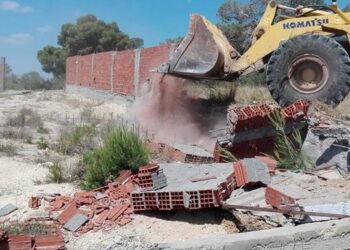 Gammarth : D&eacute;molition de plusieurs constructions anarchiques