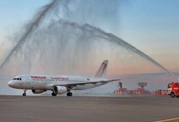 L&rsquo;avion Tunisair chaleureusement accueilli &agrave; Moscou