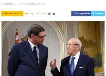 "Guerre des chefs en Tunisie", titre Le Monde
