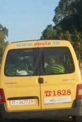 Un v&eacute;hicule de la Poste transporte des past&egrave;ques : Noomane Fehri r&eacute;agit