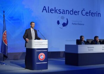 Le Slov&egrave;ne Aleksander Ceferin, nouveau pr&eacute;sident de l'UEFA