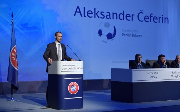 Le Slov&egrave;ne Aleksander Ceferin, nouveau pr&eacute;sident de l'UEFA