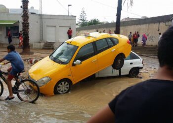 Le Grand-Tunis submerg&eacute; suite &agrave; des intemp&eacute;ries brusques (photos)