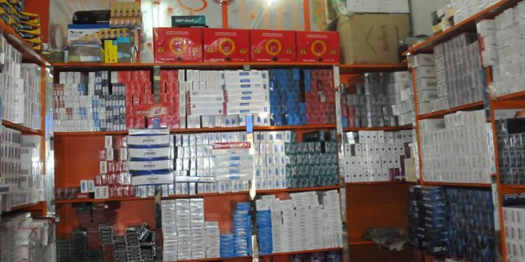 Descente à la rue des Salines : Saisie de cigarettes de contrebande d'une valeur d'un million de dinars