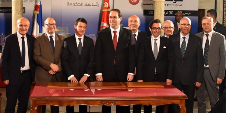 Six accords de financement signés entre la France et la Tunisie
