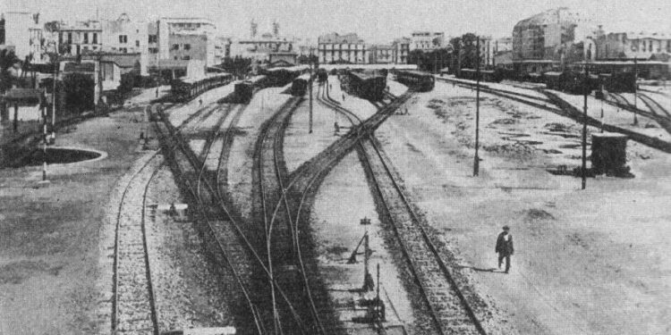 En 1878, le chemin de fer entre le Sahel et Medjerda...