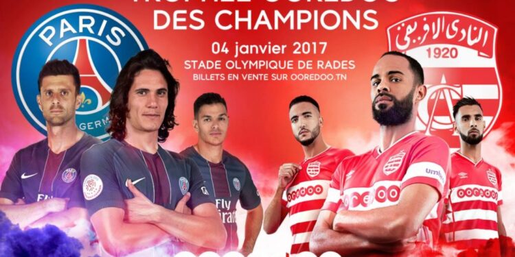 CA vs PSG : Les loges à 3500 dinars !