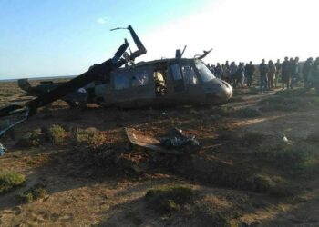 Sfax : Deux bless&eacute;s dans l&rsquo;atterrissage forc&eacute; d&rsquo;un h&eacute;licopt&egrave;re militaire