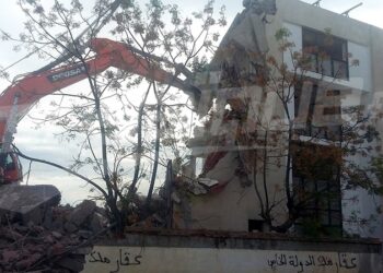 Ariana : Une construction anarchique appartenant &agrave; la famille Trabelsi d&eacute;molie
