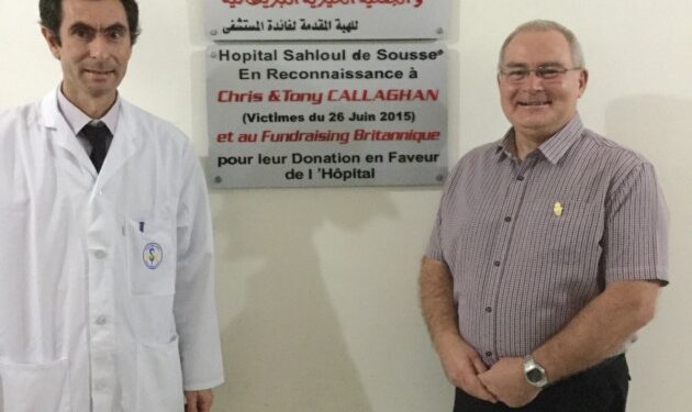 Un survivant britannique de l'attentat de Sousse offre des &eacute;quipements &agrave; l&rsquo;h&ocirc;pital Sahloul