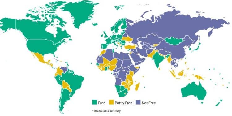 La Tunisie, seul pays libre du monde arabe !