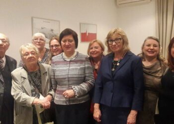 Joanna Wronecka accueillie par les Polonais de Tunisie