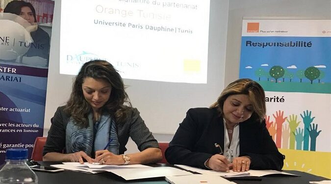 Orange Tunisie et L’Institut Tunis-Dauphine signent une convention privilège pour la formation de compétences