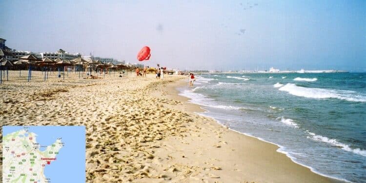 La plage de Hammamet, une des dix plus belles en Méditerranée