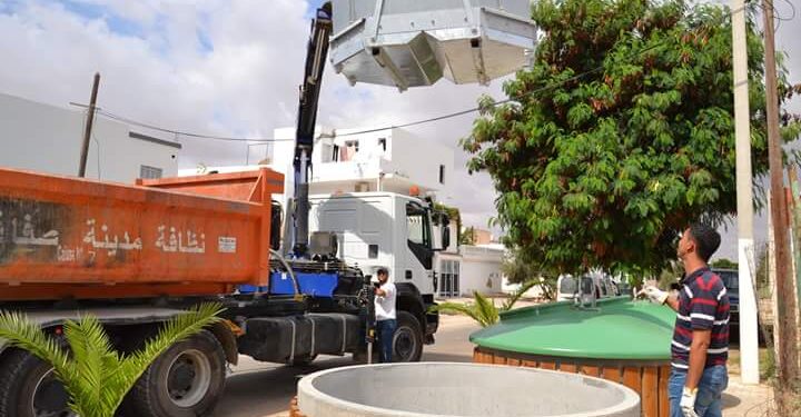 Des conteneurs à déchets semi-enterrés enfin à Tunis !