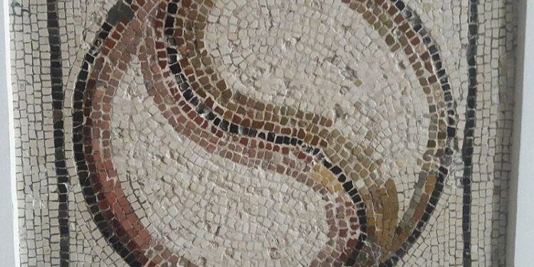 Au musée de Sousse, le symbole yin-yang sur une incroyable mosaïque romaine