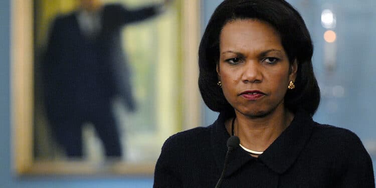 Condoleezza Rice : "Nous avons envahi l'Irak pour renverser Saddam Hussein"