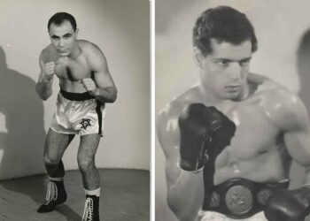 Les boxeurs du Cercle Jo Guez : Bahri, Brami le Prince de la Hafsia