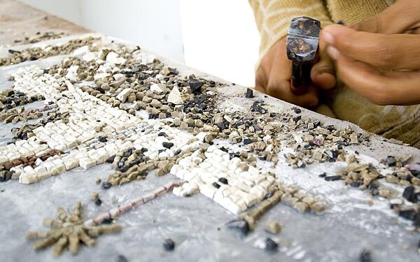 Une pr&eacute;cieuse mosa&iuml;que antique saisie &agrave; Kairouan