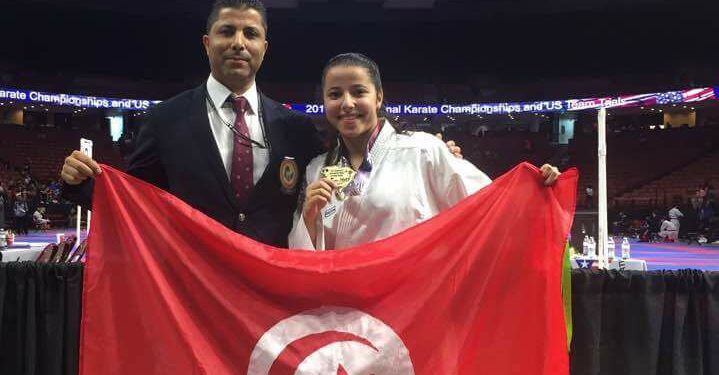 Lina Touati, cette Tunisienne championne de karaté aux Etats-Unis !