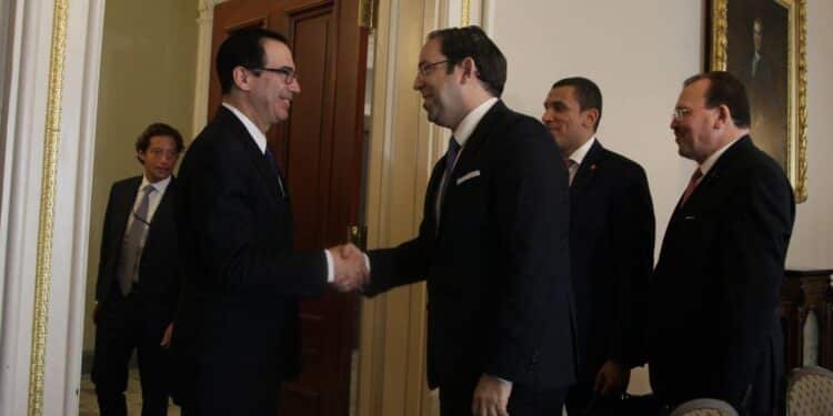 Chahed &eacute;voque la possibilit&eacute; d'un accord de libre-&eacute;change tuniso-am&eacute;ricain