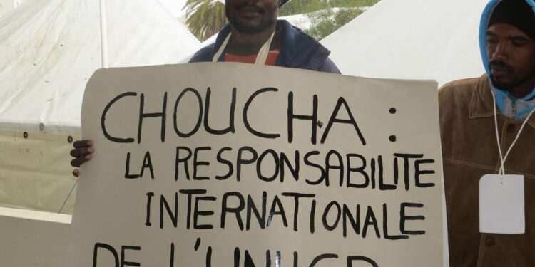 Privés de leurs droits, les réfugiés expulsés du camp Choucha dans une situation "critique"