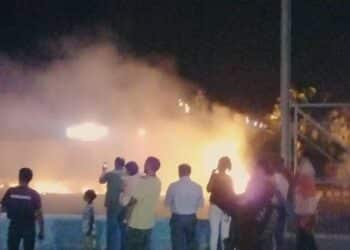 Un incendie se d&eacute;clare au parc d&rsquo;attraction "Dahdah"