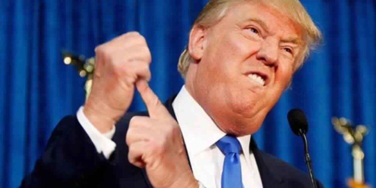 Trump et les balles immergées dans du sang de porc