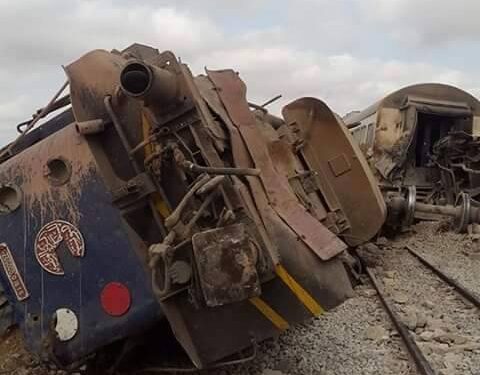 Sousse : Le déraillement d’un train fait 9 blessés