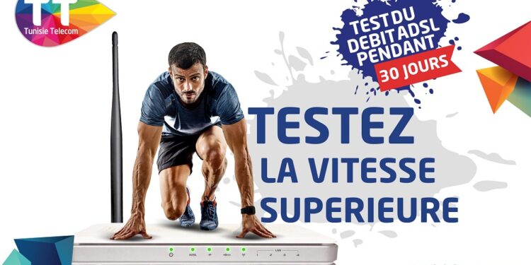 Chez Tunisie Telecom, testez un meilleur débit sans augmentation des frais ADSL