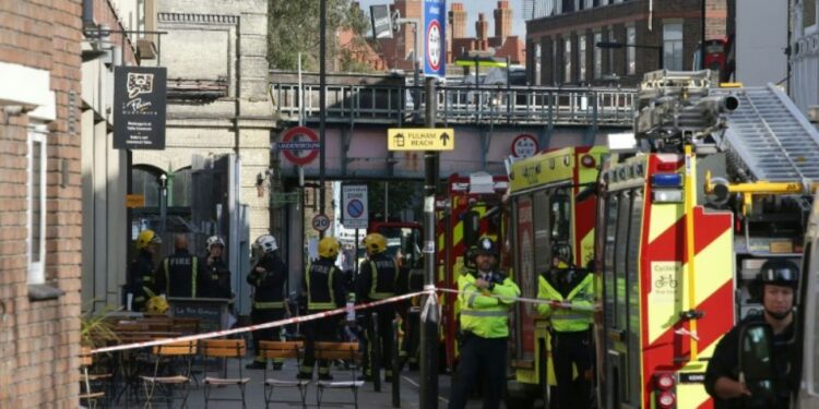 Londres : 22 blessés dans l'explosion perpétrée dans le métro