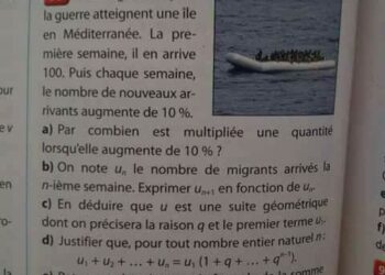 Migrants : Un exercice de math jugé indécent en France
