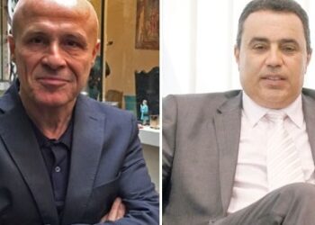 Olivier Poivre d'Arvor et Mehdi Jomaa en t&ecirc;te &agrave; t&ecirc;te au restaurant