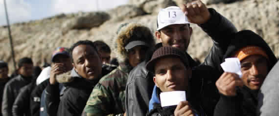 Tunisie : 63 migrants clandestins poursuivent leur grève de la faim à Lampedusa
